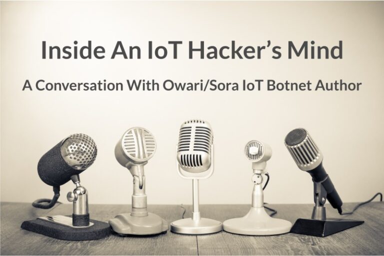Understanding the IoT Hacker — A Conversation With Owari/Sora IoT Botnet Author